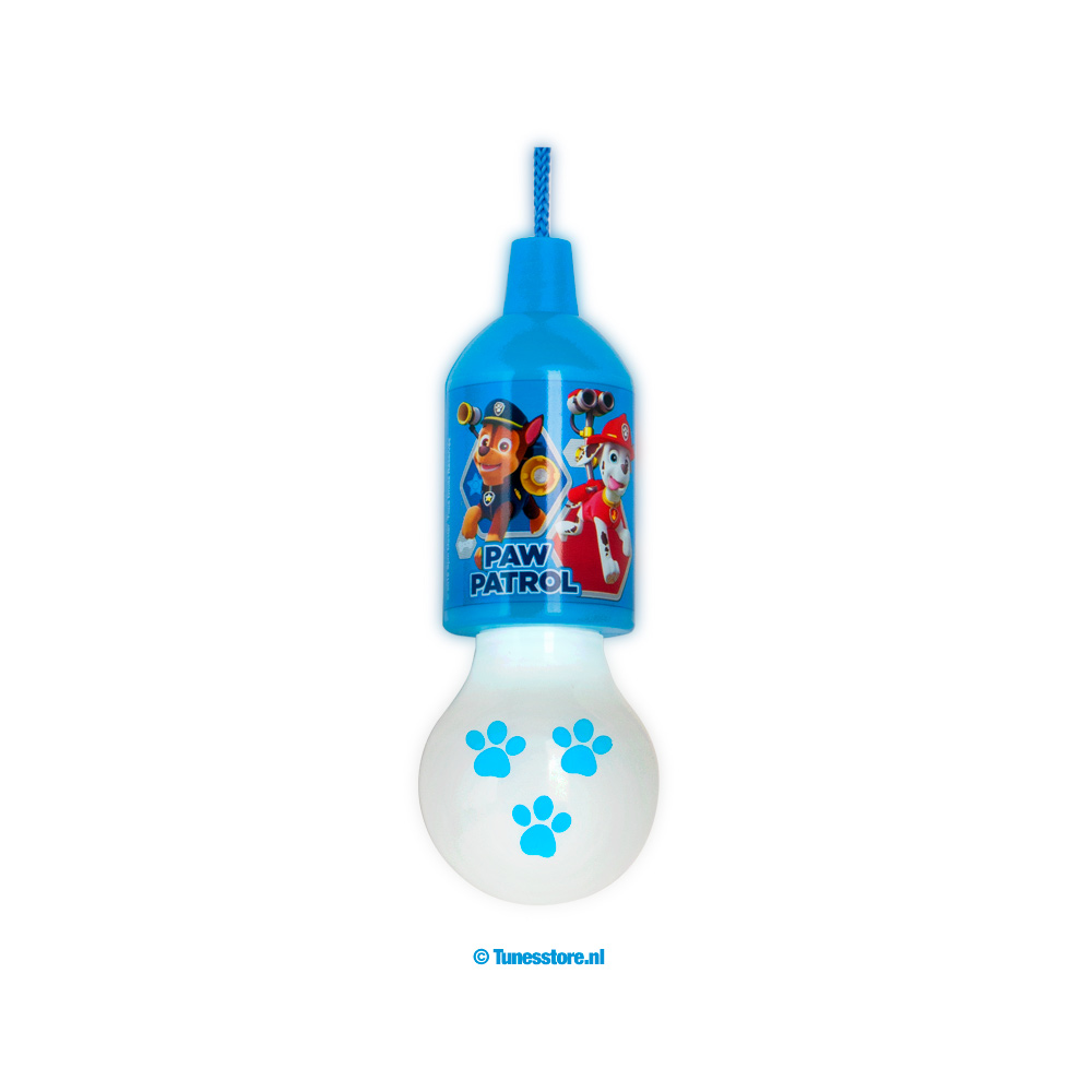 Paw Patrol LED lamp met trekkoord Tunesstore Speelgoed Winkel en