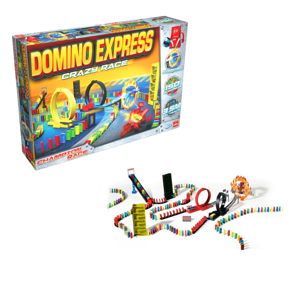 Domino Express Crazy Race - Tunesstore Speelgoed Groothandel en Winkel Borne