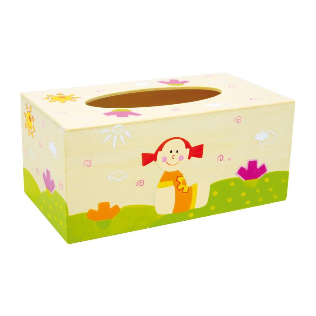 Houten tissue box